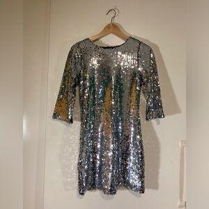 Sequined A-line BB Dakota mini dress